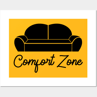 Comfort zone Posters and Art